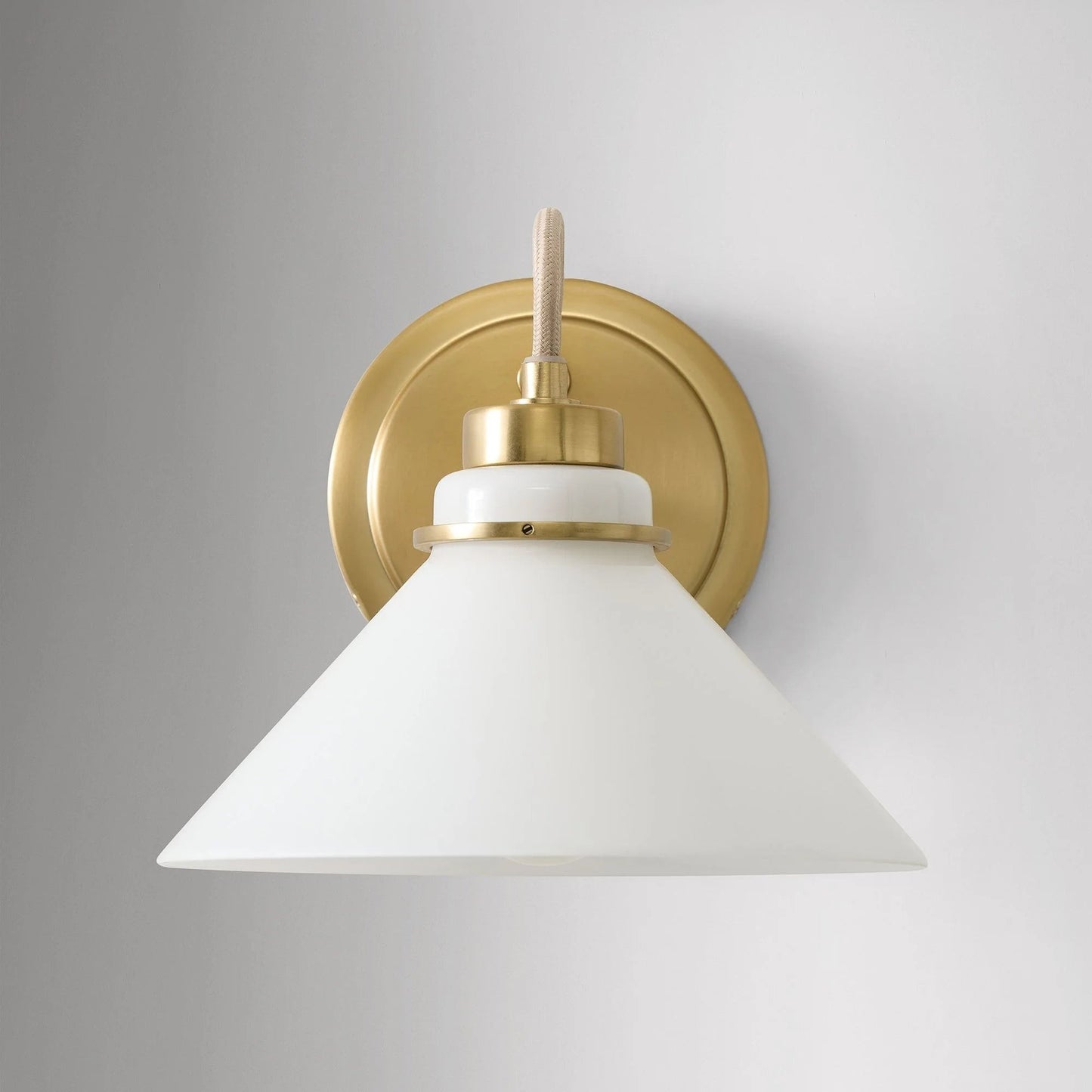 Kalevipoeg Modern Farmhouse Cone Shade Wall Sconce