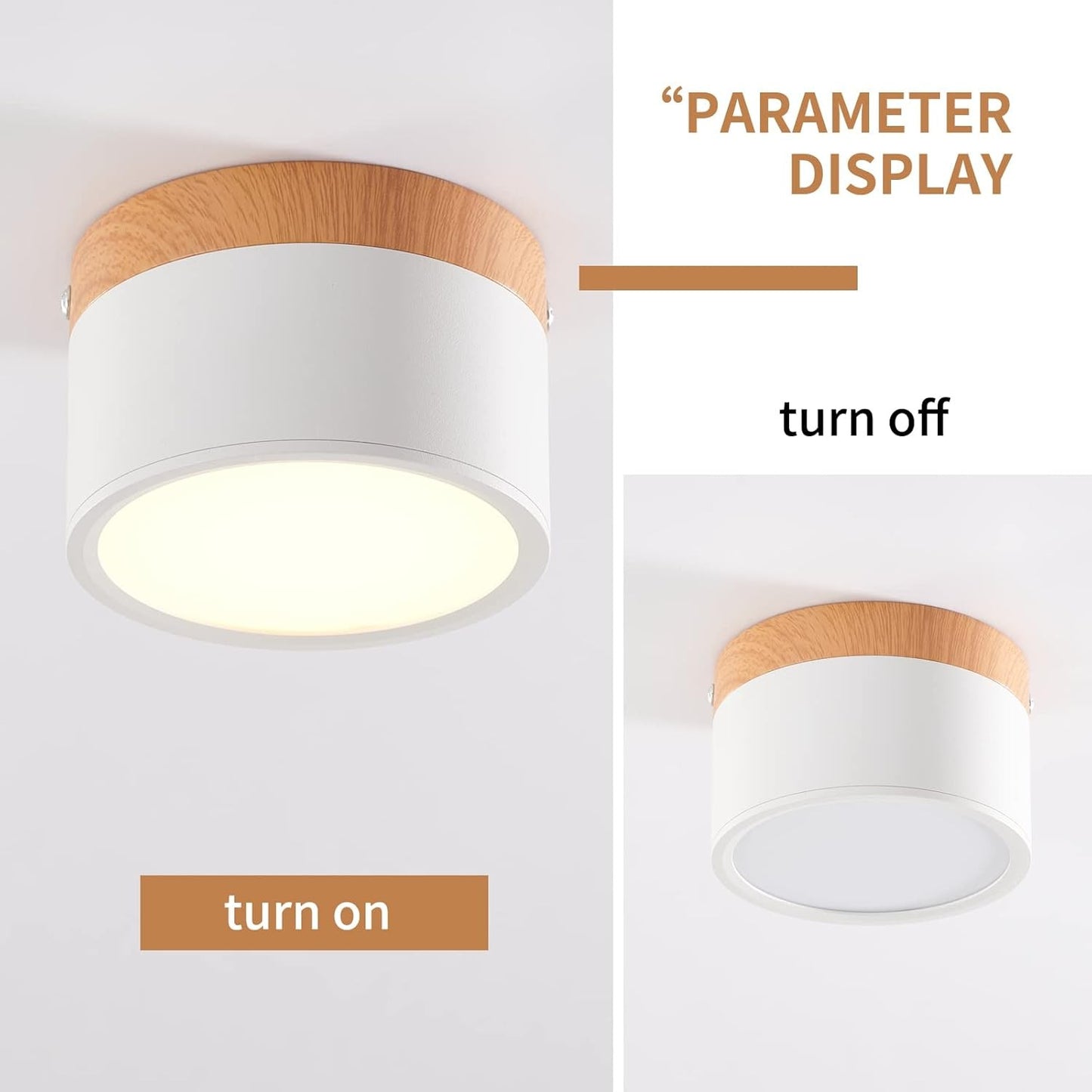 Cyrion Nordic Cylinder LED Flush Mount Ceiling Light