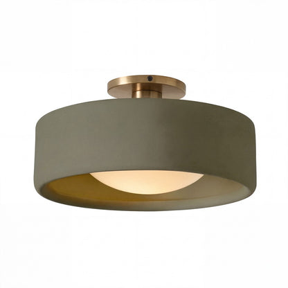 Aura Modern Porcelain Flush Mount Ceiling Light