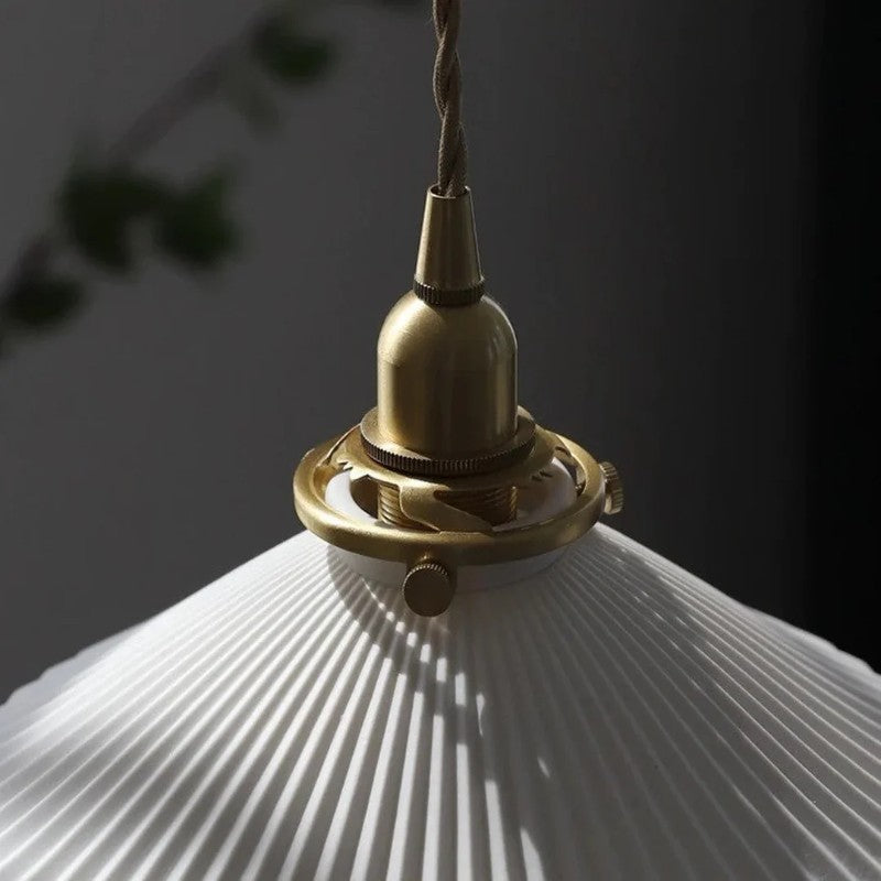 Elena Sjöborre Art Deco Stripe Pendant Light