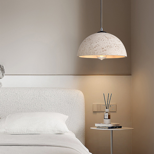 Luran Wabi Sabi Dome Stone Pendant Light