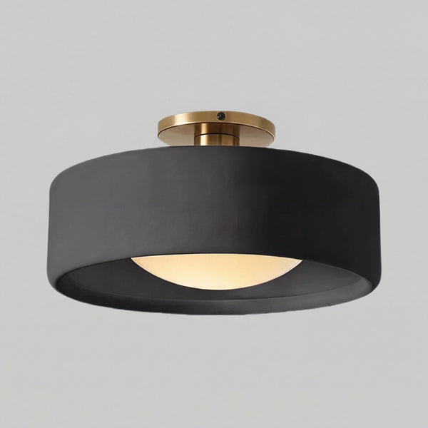 Aura Modern Porcelain Flush Mount Ceiling Light