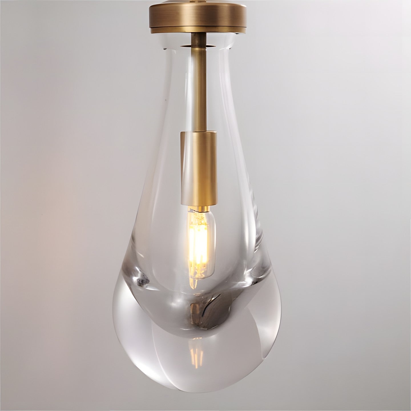 Ozonoa Raindrop Modern Solid Brass Wall Sconce