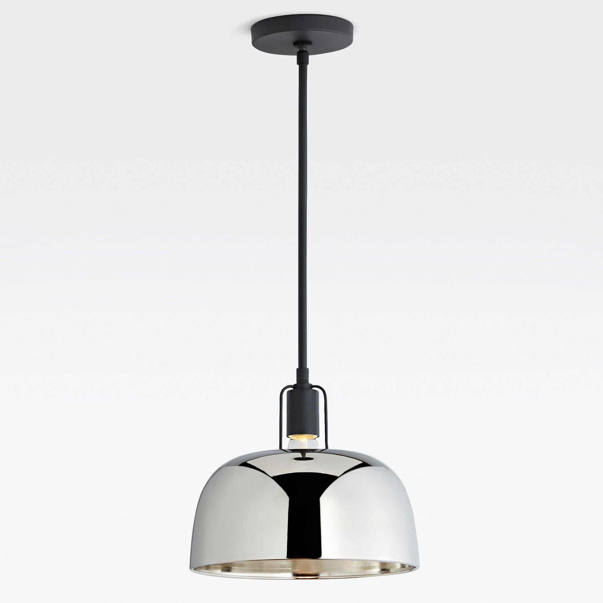Frey Mid Century Metal Dome Pendant Light