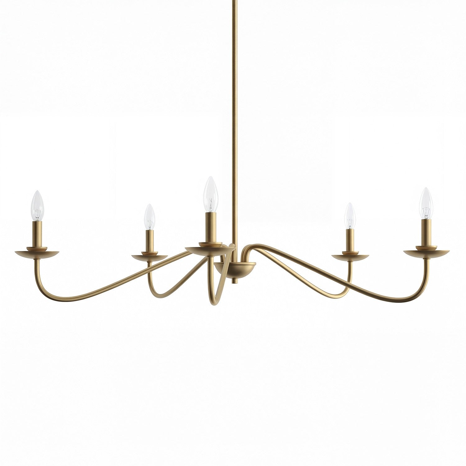 Charis Rustic 5 Light Metal Chandelier