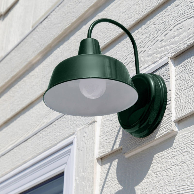 Anders Industrial Metal Dome Wall Sconce