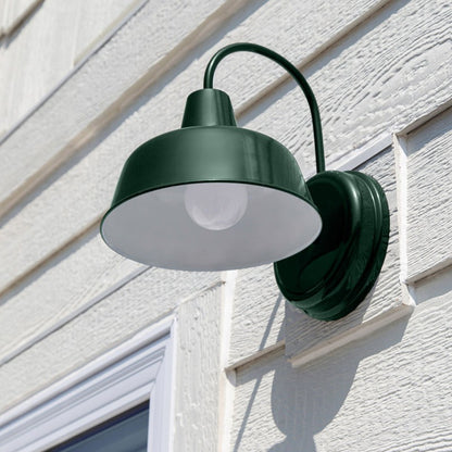 Anders Industrial Metal Dome Wall Sconce