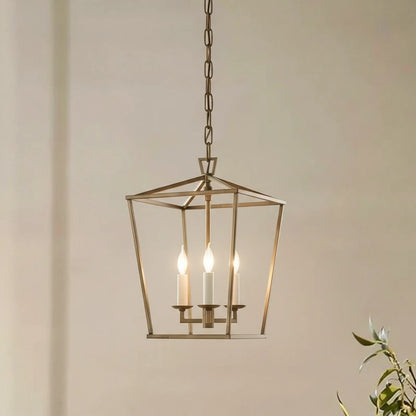 Aria Farmhouse Wrought Iron Lantern Chandelier Light