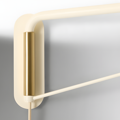 Cruz Minimalist Adjustable Plug-In Wall Sconce