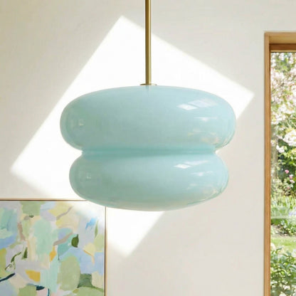 Josie Cream Bauhaus Opal Glass Pendant Light