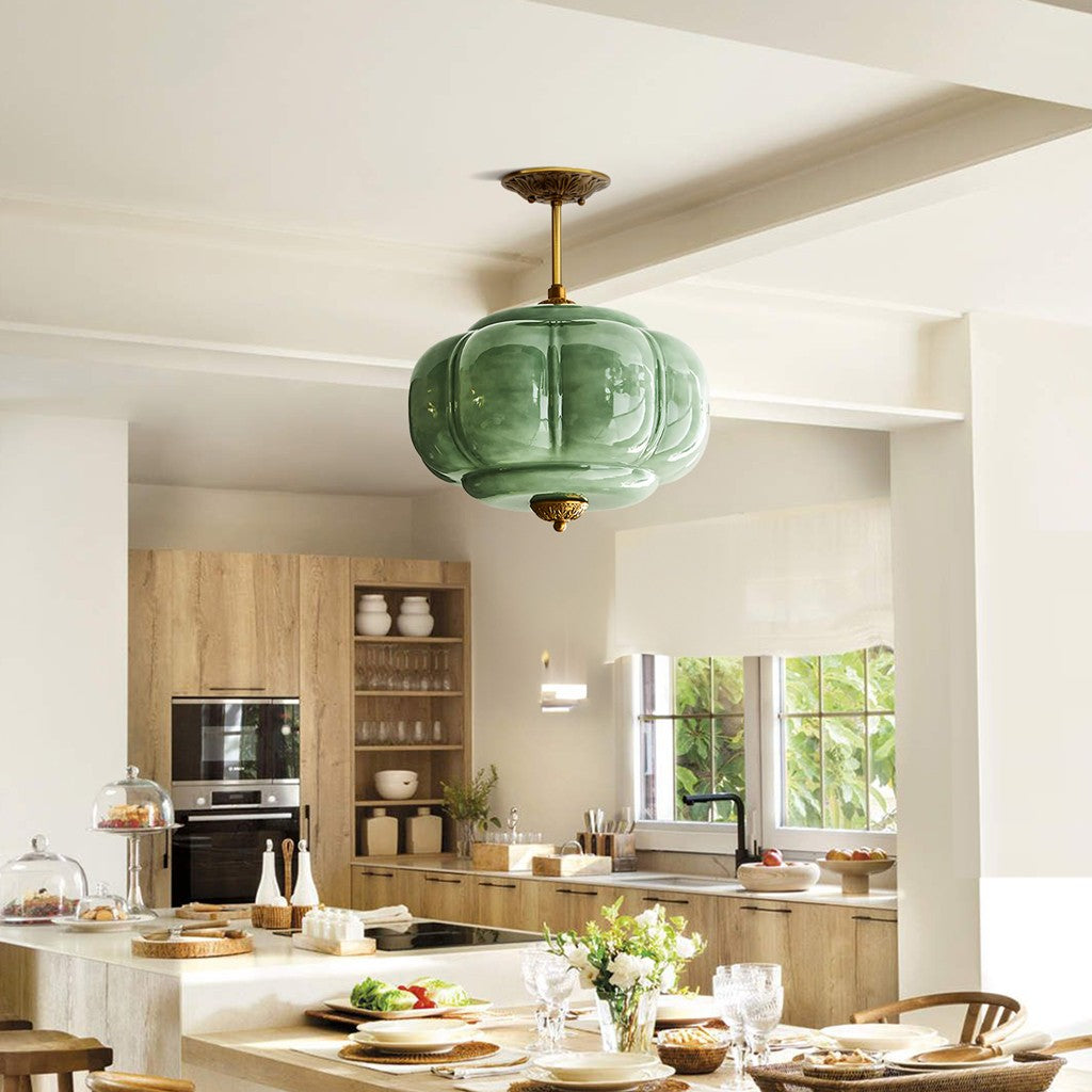 Ozita Retro Semi-Flush Mount Eloise Pendant Light