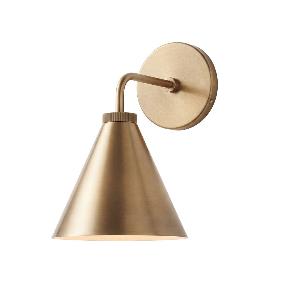 Kaelen Retro Cooper Cone Sconce Light
