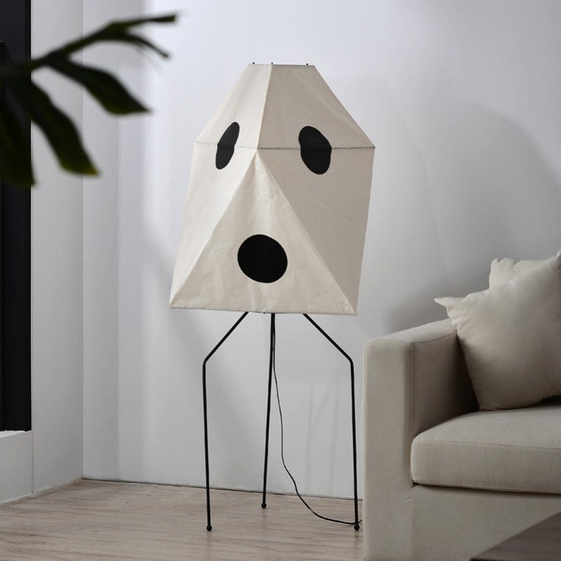 Kiran Minimalist Wabi-sabi Tripod Floor Lamp