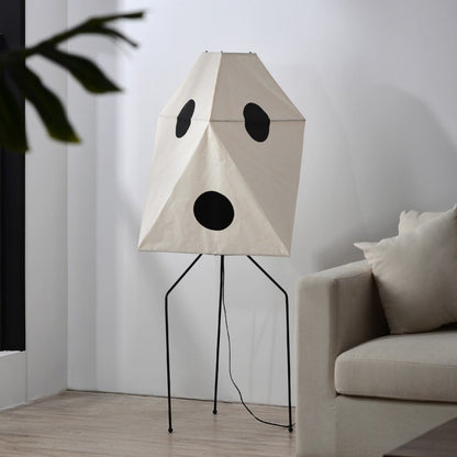 Kiran Minimalist Wabi-sabi Tripod Floor Lamp