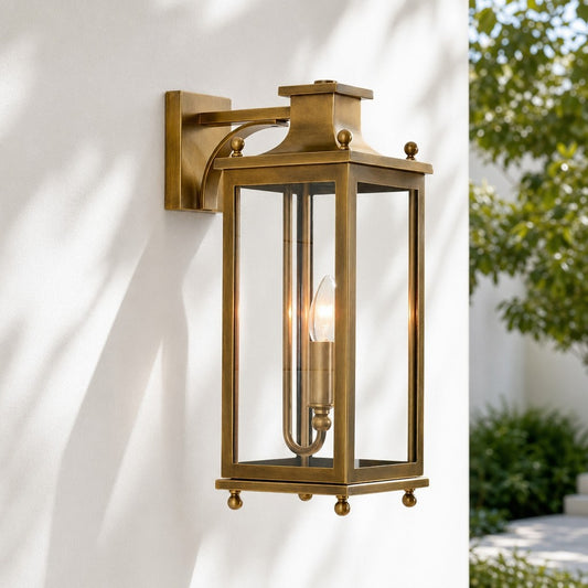 Harlan Industrial Metal Outdoor Wall Sconce