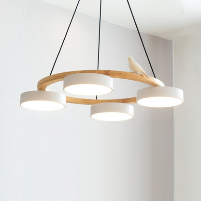Myrithor Macarons Bird Woon Round Chandelier