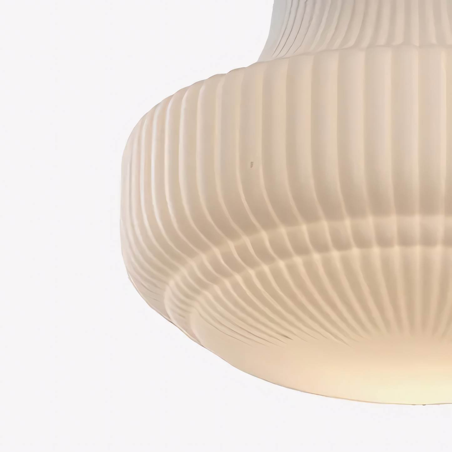 Iveria Striped Milk Glass Schoolhouse Flush Mount Ceiling Light