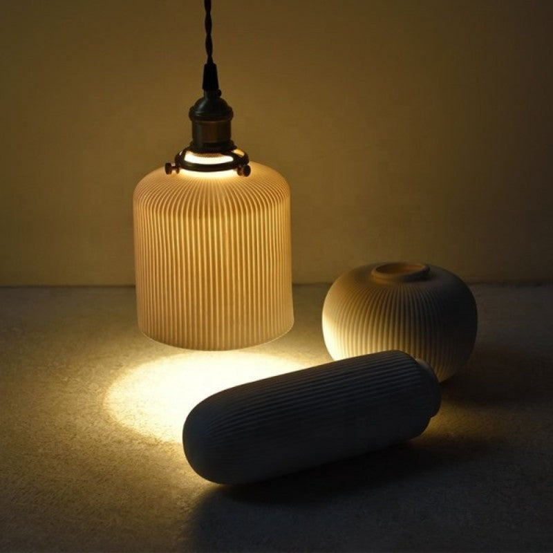 Elena Sjöborre Art Deco Stripe Pendant Light
