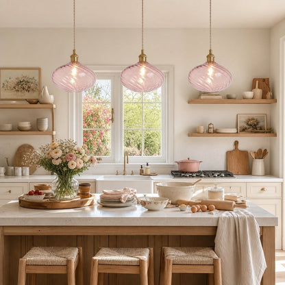 Lunaris Modern Globe Glass Pendant Light