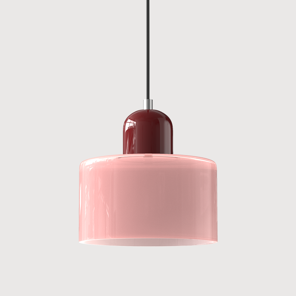 Colorful Creative Small Fresh Glass Shade Pendant Light