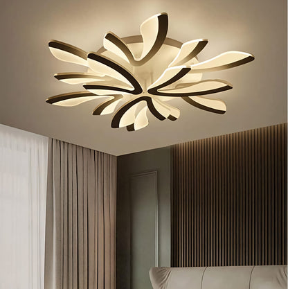Sariel Led Dimmable Acrylic V Shape Ceiling Light