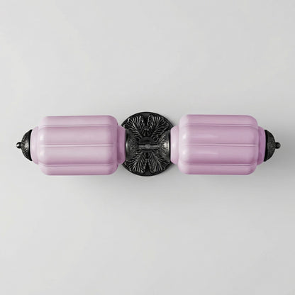 Hartnell Retro Colorful Art Deco Glass Eloise Wall Light