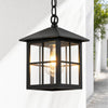 Miles Farmhouse Outdoor Patio Porch Black Pendant Light