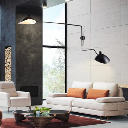Radha Swing Arm Industrial Modern Wall Sconce