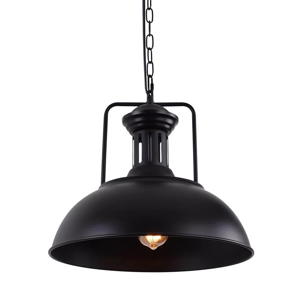Soliviel Industrial Metal Dome Pendant Light
