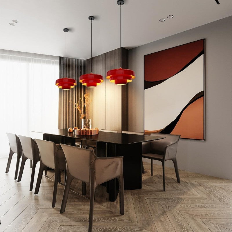 Modern Scandinavian Multi‑Layer Colorful Pendant Light