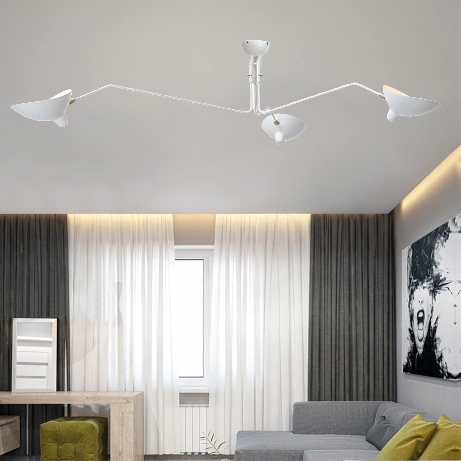 Octavia Duckbill Multihead Ceiling Lamp