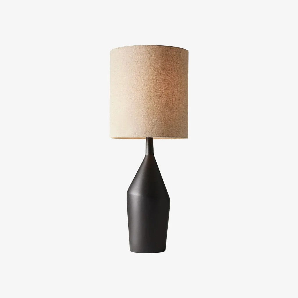Daphne Vintage Ceramic Linen Shade Table Lamp