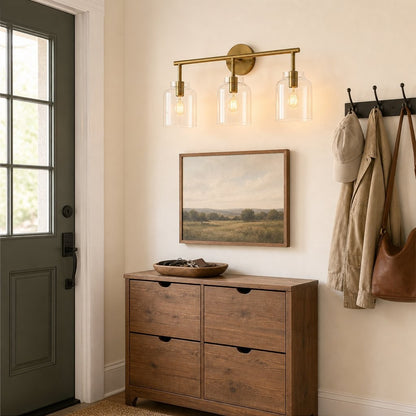 Drilon Modern 3-Light Milk Glass Bathroom Sconce