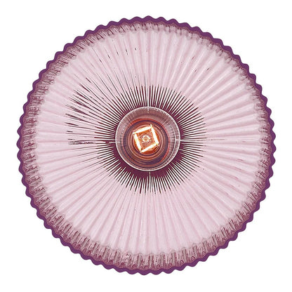 Hesper Farmhouse Ribbed Glass Pendant Light