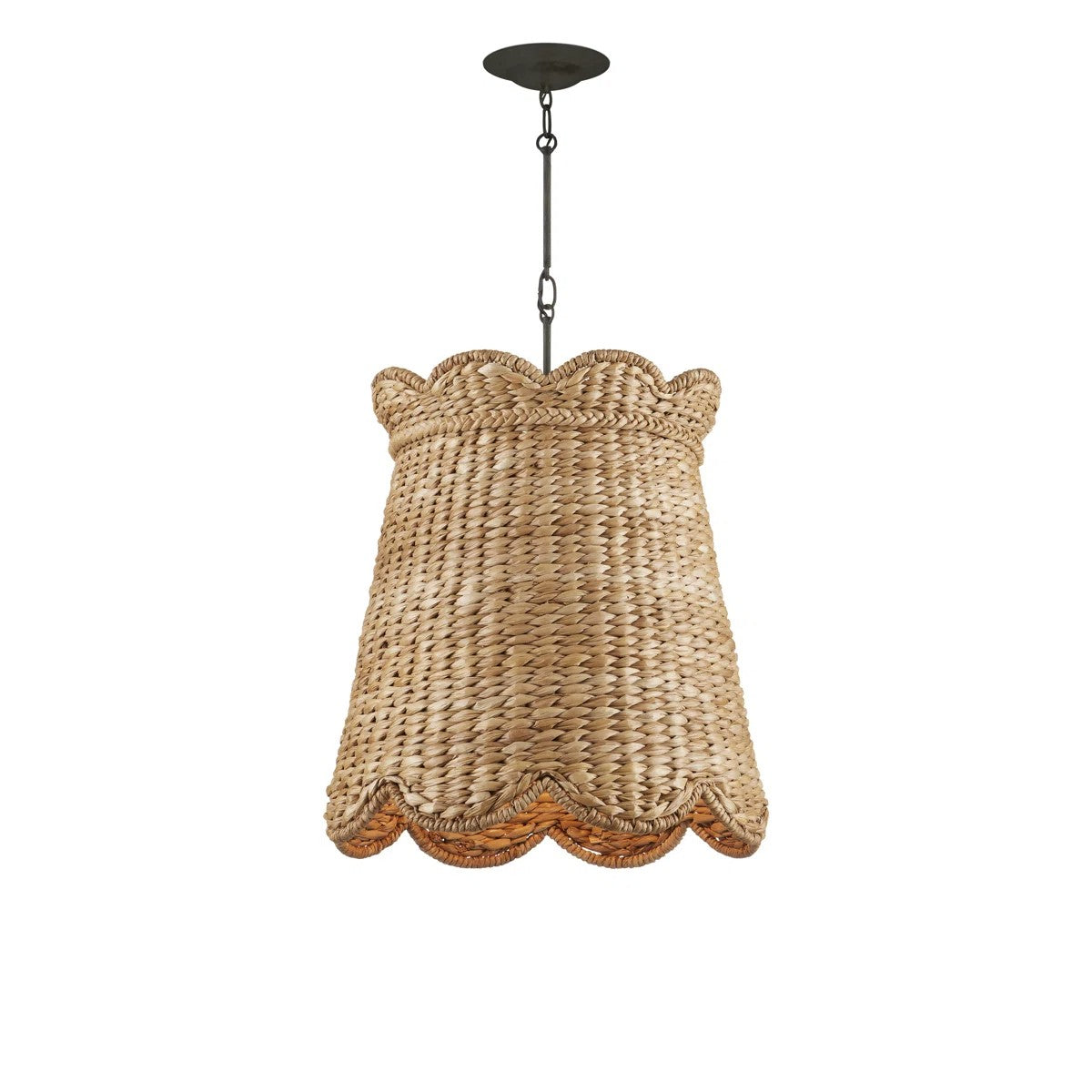 Karinne Natural Flower Rattan Pendant Light