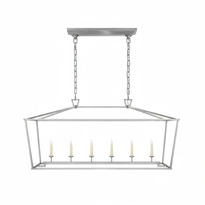 Aria Farmhouse Wrought Iron Lantern Chandelier Light