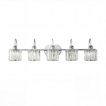 Naeris Modern Square Crystal Wall Sconce
