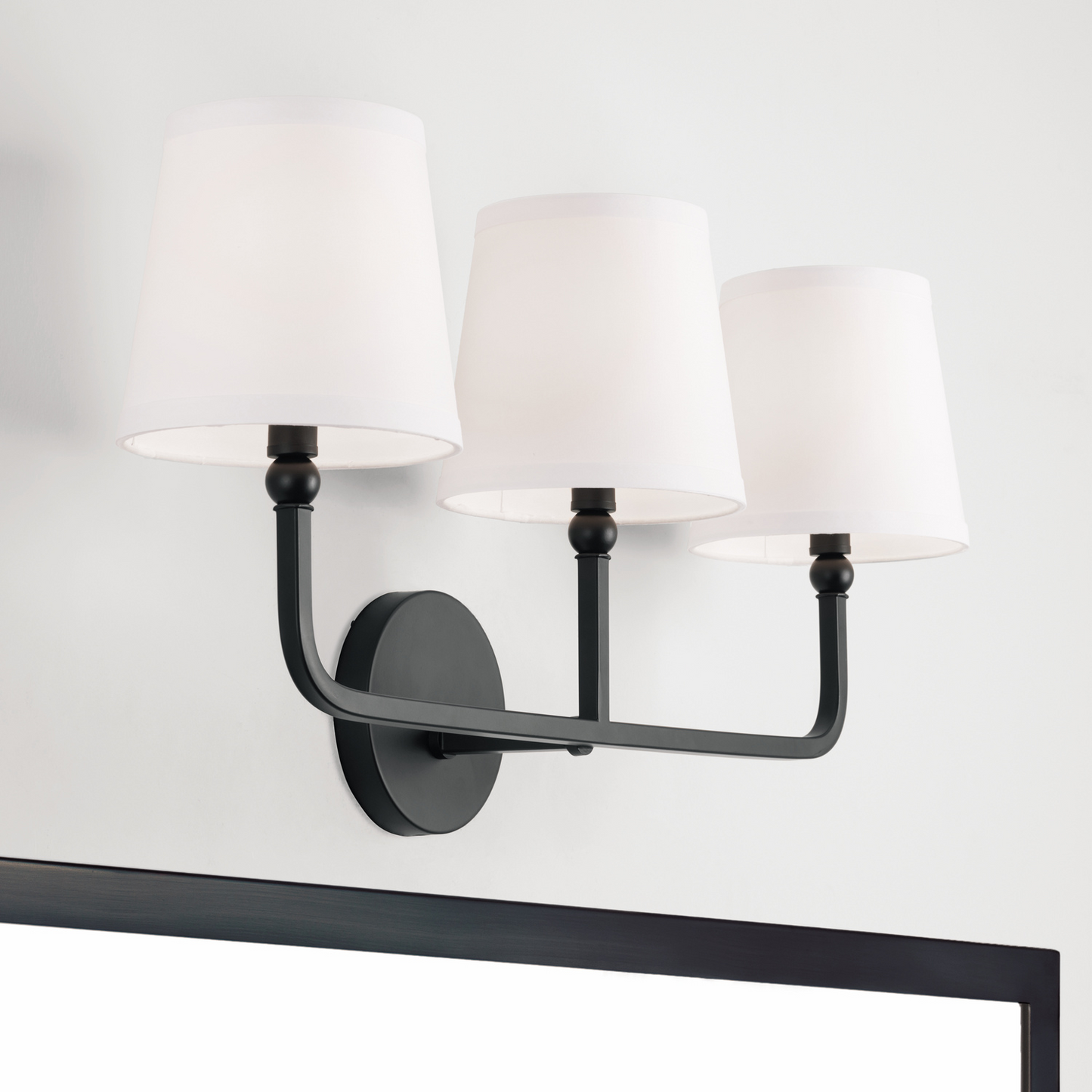 Liryn Minimalist 2/3/4 Heads Fabric Vanity Wall Light