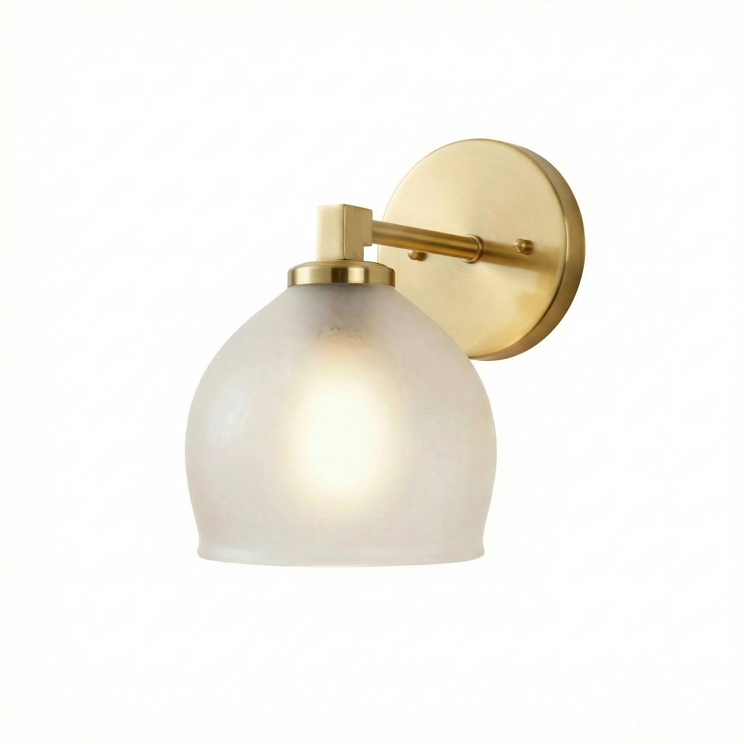 Conrad Vintage 3 Heads Bellflower Glass Wall Sconce