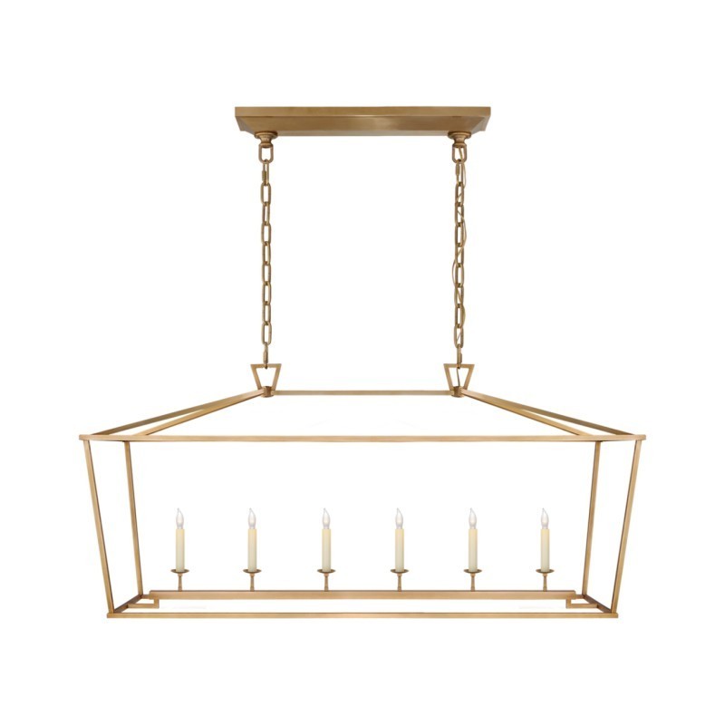 Aria Farmhouse Wrought Iron Lantern Chandelier Light