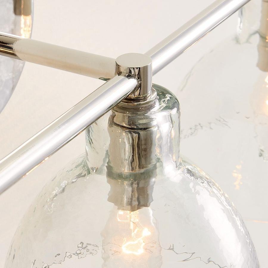 Keen Farmhouse Cooper Recycled Glass Dome Sconce