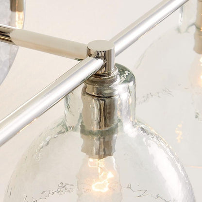 Keen Farmhouse Cooper Recycled Glass Dome Sconce