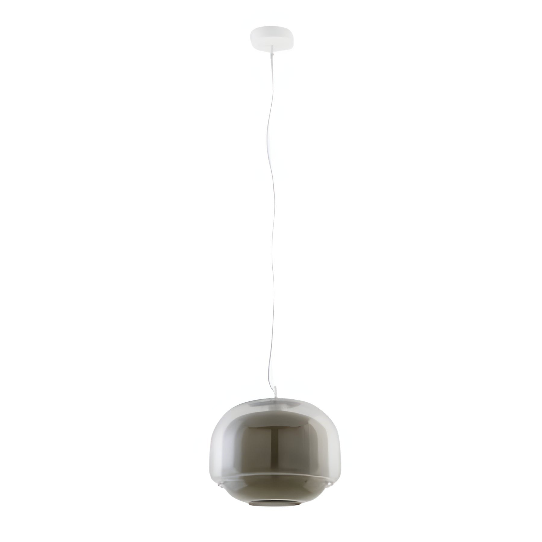 Vexlynn Scandinavian Round Dual-Layer Tinted Glass Pendant Light