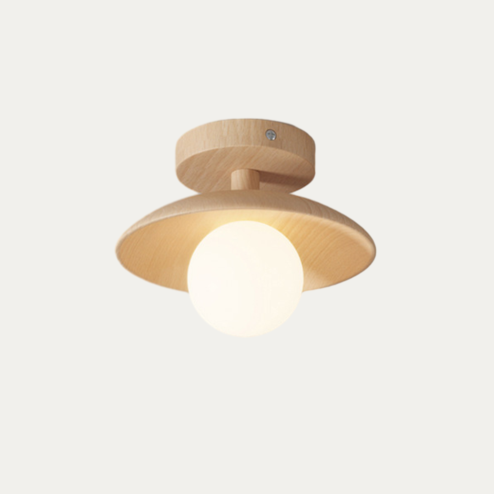 Oza Wooden Plafon Ceiling Light