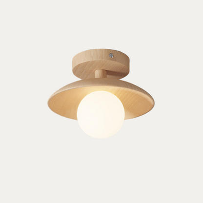 Oza Wooden Plafon Ceiling Light