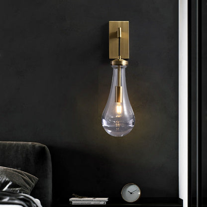 Ozonoa Raindrop Modern Solid Brass Wall Sconce