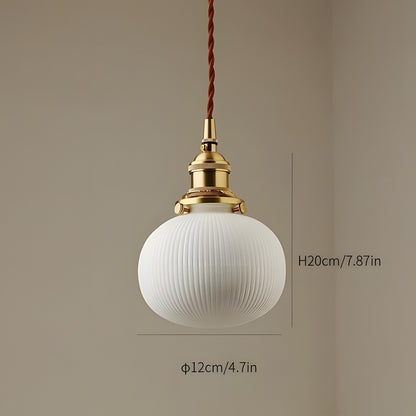 Elena Sjöborre Art Deco Stripe Pendant Light
