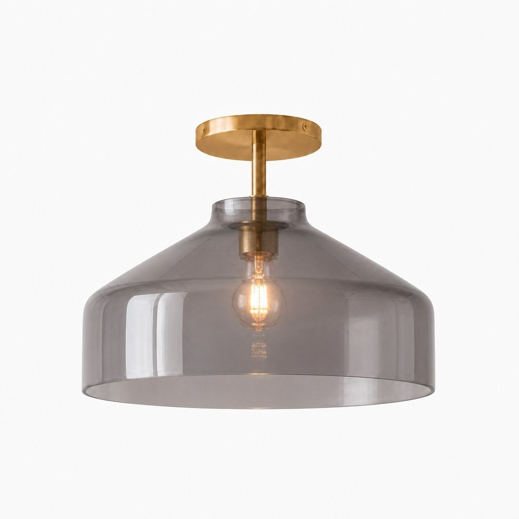 Drilon Nordic Morandi Metal Flush Mount Ceiling Light