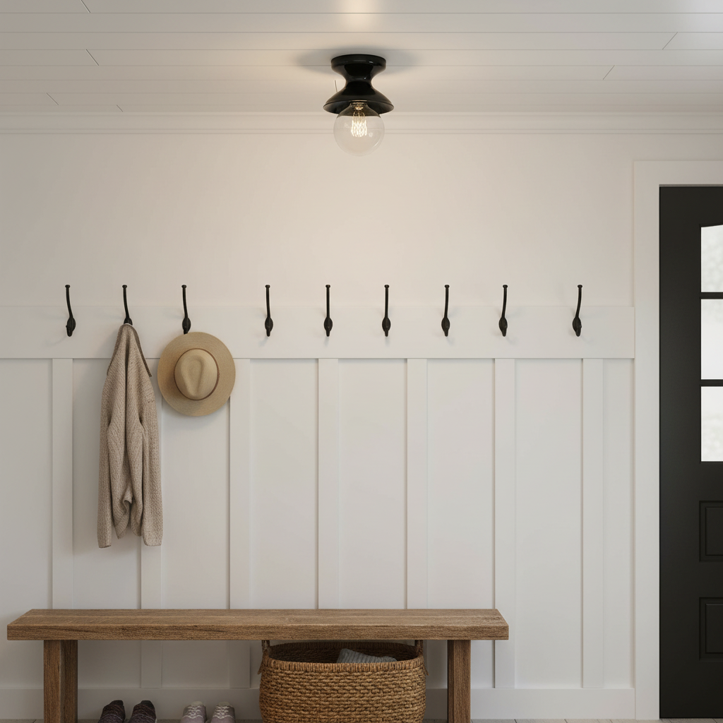 Lunavel Modern Ceramic Mount Ceiling Light Fixture