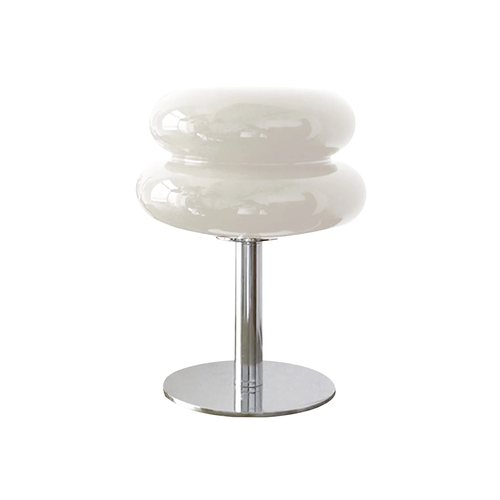 Josie Cream Glass Bauhaus Style Table Lamp